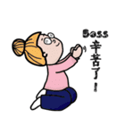 just say thank you（個別スタンプ：11）