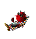 Spinyx, the mad demon.（個別スタンプ：18）