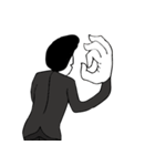 No Face Gentleman（個別スタンプ：8）