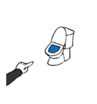 No Face Gentleman（個別スタンプ：23）