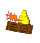 Crazy banana Peel（個別スタンプ：16）