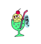 ゆるゆるすとりーとくらぶ（個別スタンプ：3）