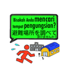 SOSにほんご ②インドネシア語（個別スタンプ：8）