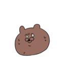 キメているクマ(のωの)（個別スタンプ：1）