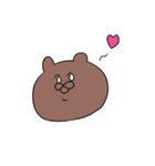 キメているクマ(のωの)（個別スタンプ：3）