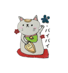 だるまねき猫（個別スタンプ：3）