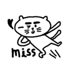 Emo-mo cat（個別スタンプ：26）