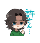 でこ出しヘアスタイルの男の子（個別スタンプ：10）