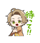 でこ出しヘアスタイルの男の子（個別スタンプ：17）