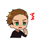 でこ出しヘアスタイルの男の子（個別スタンプ：31）