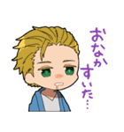 でこ出しヘアスタイルの男の子（個別スタンプ：38）