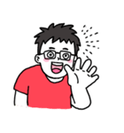 happy nurdy man（個別スタンプ：2）