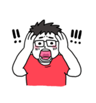 happy nurdy man（個別スタンプ：4）
