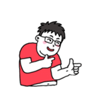 happy nurdy man（個別スタンプ：10）