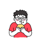 happy nurdy man（個別スタンプ：11）