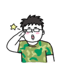 happy nurdy man（個別スタンプ：14）