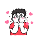 happy nurdy man（個別スタンプ：16）