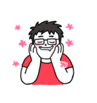happy nurdy man（個別スタンプ：19）