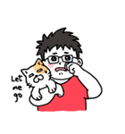 happy nurdy man（個別スタンプ：22）