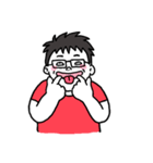 happy nurdy man（個別スタンプ：23）
