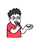 happy nurdy man（個別スタンプ：24）