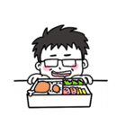 happy nurdy man（個別スタンプ：25）