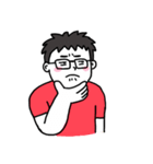 happy nurdy man（個別スタンプ：26）