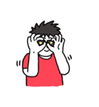 happy nurdy man（個別スタンプ：27）