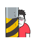 happy nurdy man（個別スタンプ：28）
