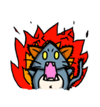 shock triangle cat（個別スタンプ：4）