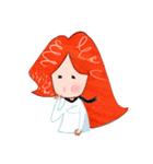 Ms. W - Literature Girl（個別スタンプ：12）