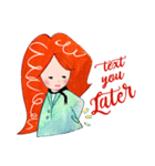 Ms. W - Literature Girl（個別スタンプ：17）