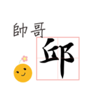Chiu-chinese name usage（個別スタンプ：7）