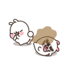 Cute Bunny Couple Ppoya ＆ PpoPpo Ver.2（個別スタンプ：4）