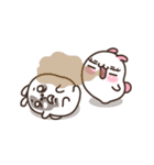 Cute Bunny Couple Ppoya ＆ PpoPpo Ver.2（個別スタンプ：5）
