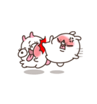 Cute Bunny Couple Ppoya ＆ PpoPpo Ver.2（個別スタンプ：17）