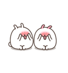 Cute Bunny Couple Ppoya ＆ PpoPpo Ver.2（個別スタンプ：20）