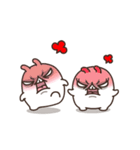 Cute Bunny Couple Ppoya ＆ PpoPpo Ver.2（個別スタンプ：23）