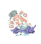 Life is such as foam.（個別スタンプ：4）