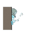 Life is such as foam.（個別スタンプ：9）
