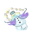 Life is such as foam.（個別スタンプ：17）