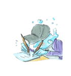 Life is such as foam.（個別スタンプ：29）