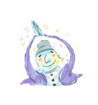 Life is such as foam.（個別スタンプ：34）