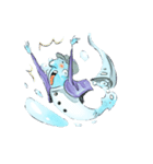 Life is such as foam.（個別スタンプ：38）