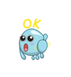Diel the blue jellyfish（個別スタンプ：3）