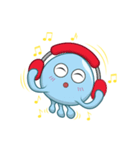 Diel the blue jellyfish（個別スタンプ：4）