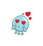 Diel the blue jellyfish（個別スタンプ：5）