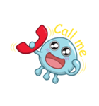 Diel the blue jellyfish（個別スタンプ：6）