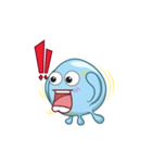 Diel the blue jellyfish（個別スタンプ：7）