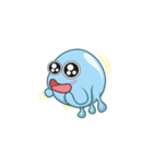 Diel the blue jellyfish（個別スタンプ：11）